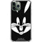 Looney Tunes Bugs Bunny Plain Black and White iPhone 12 Pro Clear Case