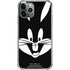 Looney Tunes Bugs Bunny Plain Black and White iPhone 12 Pro Clear Case