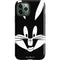 Looney Tunes Bugs Bunny Plain Black and White iPhone 12 Pro Max Impact Case