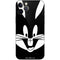 Looney Tunes Bugs Bunny Plain Black and White iPhone 12 Pro Max Skin