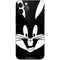 Looney Tunes Bugs Bunny Plain Black and White iPhone 12 Pro Skin
