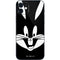 Looney Tunes Bugs Bunny Plain Black and White iPhone 12 Skin