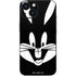Looney Tunes Bugs Bunny Plain Black and White iPhone 13 Mini Skin