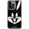 Looney Tunes Bugs Bunny Plain Black and White iPhone 13 Pro Clear Case