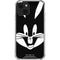 Looney Tunes Bugs Bunny Plain Black and White iPhone 14 Plus Clear Case
