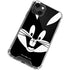 Looney Tunes Bugs Bunny Plain Black and White iPhone 14 Plus Clear Case