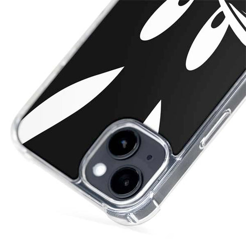 Looney Tunes Bugs Bunny Plain Black and White iPhone 15 Plus MagSafe Case