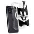Looney Tunes Bugs Bunny Plain Black and White iPhone 15 Pro MagSafe Case