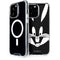 Looney Tunes Bugs Bunny Plain Black and White iPhone 15 Pro Max MagSafe Case
