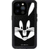Looney Tunes Bugs Bunny Plain Black and White iPhone 14 Pro Waterproof Case