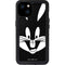 Looney Tunes Bugs Bunny Plain Black and White iPhone 15 Plus Waterproof Case