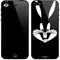 Looney Tunes Bugs Bunny Plain Black and White iPhone 5/5s/5SE Skin