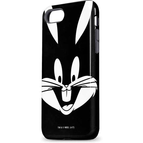 Looney Tunes Bugs Bunny Plain Black and White iPhone 7 Pro Case