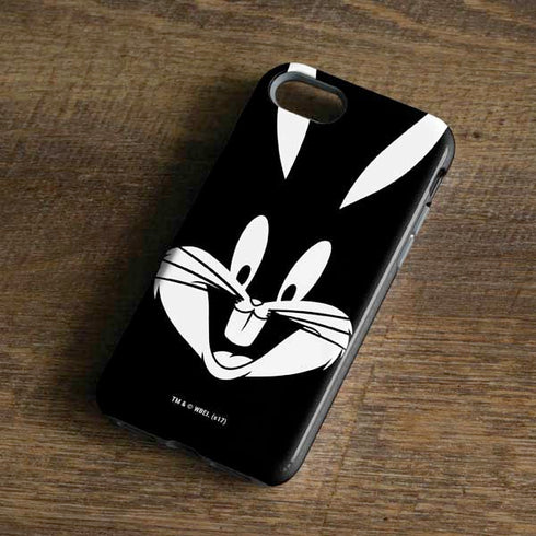 Looney Tunes Bugs Bunny Plain Black and White iPhone 7 Pro Case