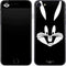 Looney Tunes Bugs Bunny Plain Black and White iPhone 7 Skin
