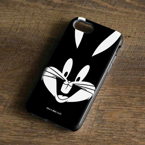 Looney Tunes Bugs Bunny Plain Black and White iPhone 8 Pro Case