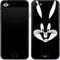 Looney Tunes Bugs Bunny Plain Black and White iPhone 8 Skin
