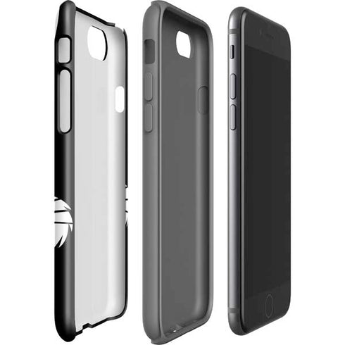 Looney Tunes Bugs Bunny Plain Black and White iPhone SE (2nd & 3rd Gen) Pro Case