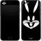 Looney Tunes Bugs Bunny Plain Black and White iPhone SE (2nd & 3rd Gen) Skin