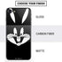 Looney Tunes Bugs Bunny Plain Black and White iPhone SE (2nd & 3rd Gen) Skin