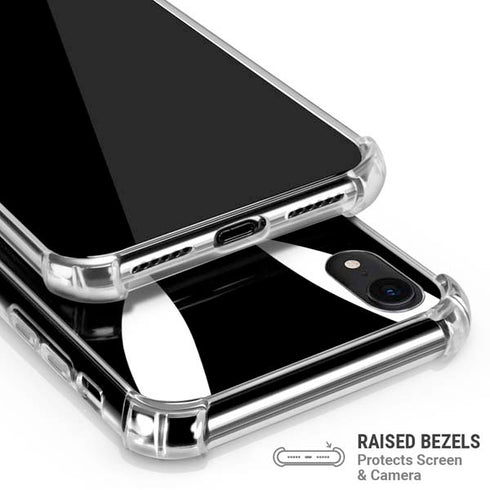 Looney Tunes Bugs Bunny Plain Black and White iPhone XR Clear Case