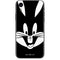 Looney Tunes Bugs Bunny Plain Black and White iPhone XR Skin
