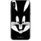Looney Tunes Bugs Bunny Plain Black and White iPhone XS Max Skin
