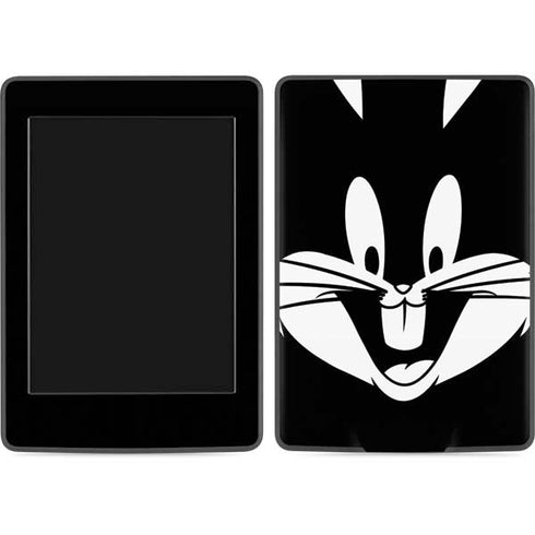 Looney Tunes Bugs Bunny Plain Black and White Amazon Kindle Skin