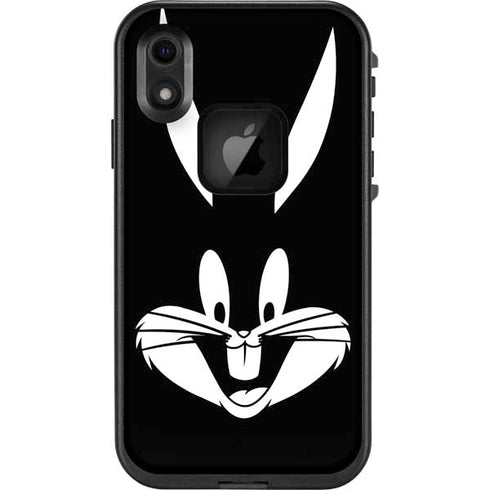 Looney Tunes Bugs Bunny Plain Black and White LifeProof Fre iPhone Skin