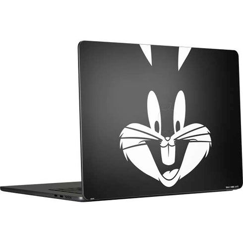 Looney Tunes Bugs Bunny Plain Black and White MacBook Air 15 in (2023) Skin