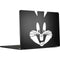 Looney Tunes Bugs Bunny Plain Black and White MacBook Air 15 in (2023) Skin