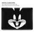 Looney Tunes Bugs Bunny Plain Black and White MacBook Air 15in (2023-2025) Case plus Skin
