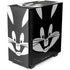Looney Tunes Bugs Bunny Plain Black and White NZXT H510 Compact ATX Mid-Tower Case Skin