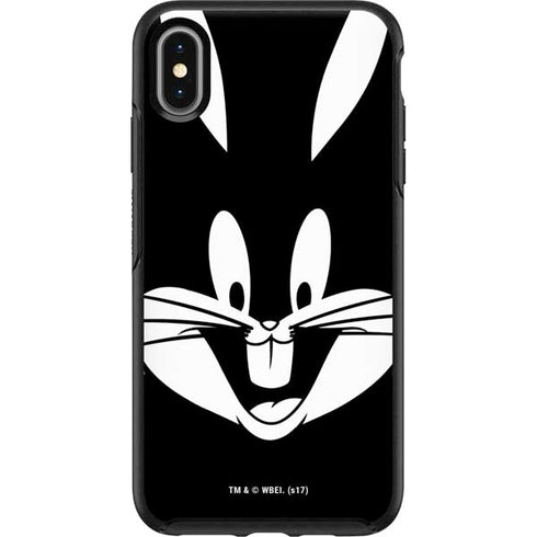 Looney Tunes Bugs Bunny Plain Black and White Otterbox Symmetry iPhone Skin