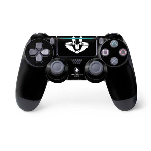 Looney Tunes Bugs Bunny Plain Black and White PS4 Pro/Slim Controller Skin