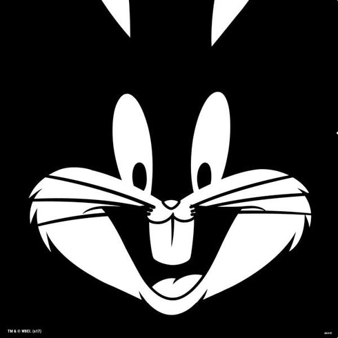 Looney Tunes Bugs Bunny Plain Black and White PS4 Slim Bundle Skin