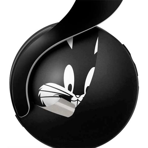 Looney Tunes Bugs Bunny Plain Black and White PULSE 3D Wireless Headset for PS5 Skin