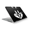 Looney Tunes Bugs Bunny Plain Black and White HP Spectre Skin