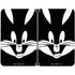 Looney Tunes Bugs Bunny Plain Black and White Surface Duo Skin