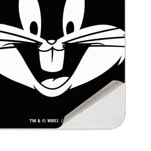 Looney Tunes Bugs Bunny Plain Black and White Surface Duo Skin