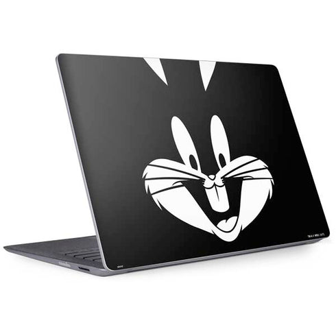 Looney Tunes Bugs Bunny Plain Black and White Surface Laptop 2 Skin