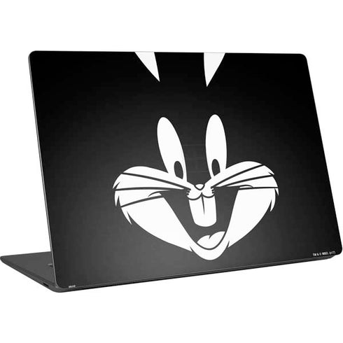 Looney Tunes Bugs Bunny Plain Black and White Surface Laptop 4 15in Skin