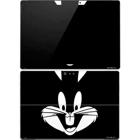 Looney Tunes Bugs Bunny Plain Black and White Surface Pro 4 Skin