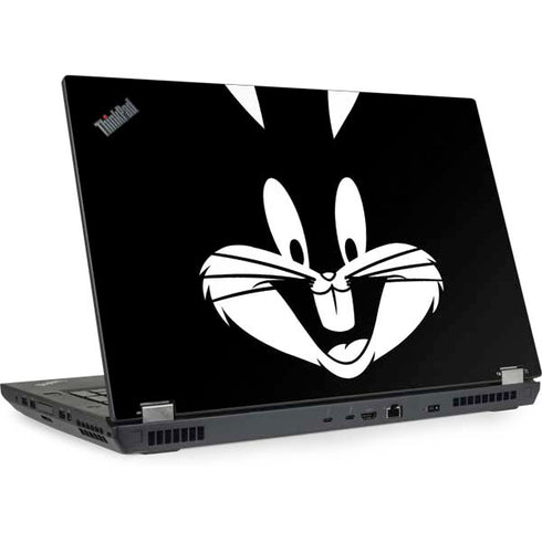 Looney Tunes Bugs Bunny Plain Black and White Lenovo ThinkPad Skin