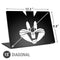 Looney Tunes Bugs Bunny Plain Black and White Universal Laptop 15in (12.2 x 8.8in) Skin