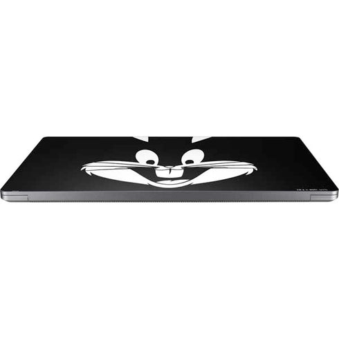 Looney Tunes Bugs Bunny Plain Black and White Universal Laptop 15in (12.2 x 8.8in) Skin
