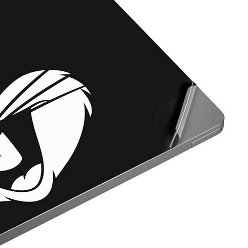 Looney Tunes Bugs Bunny Plain Black and White Universal Laptop 15in (12.2 x 8.8in) Skin
