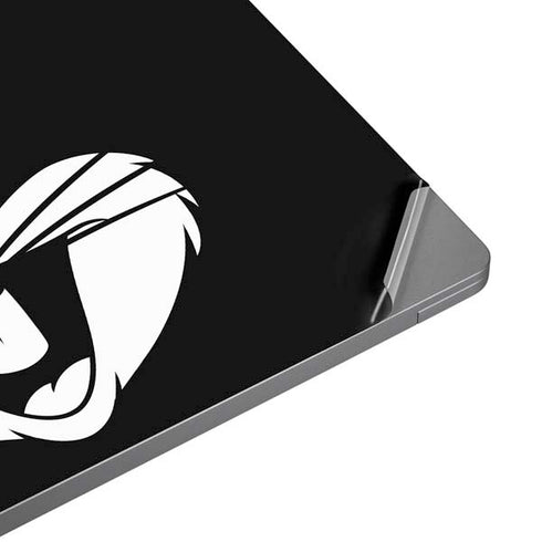 Looney Tunes Bugs Bunny Plain Black and White Universal Laptop 16.6in (13.4 x 9.7in) Skin