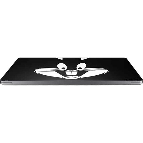 Looney Tunes Bugs Bunny Plain Black and White Universal Laptop 18in (14.6 x 10.6in) Skin