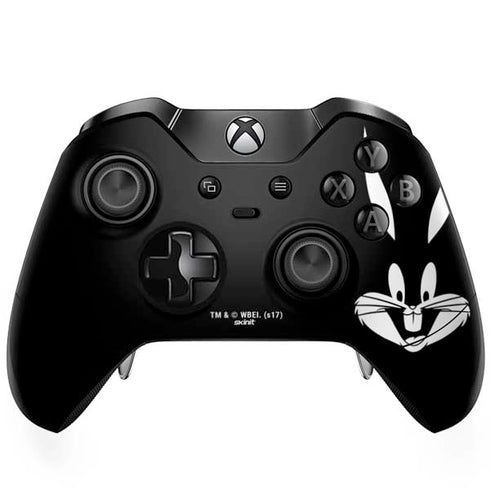 Looney Tunes Bugs Bunny Plain Black and White Xbox One Elite Controller Skin